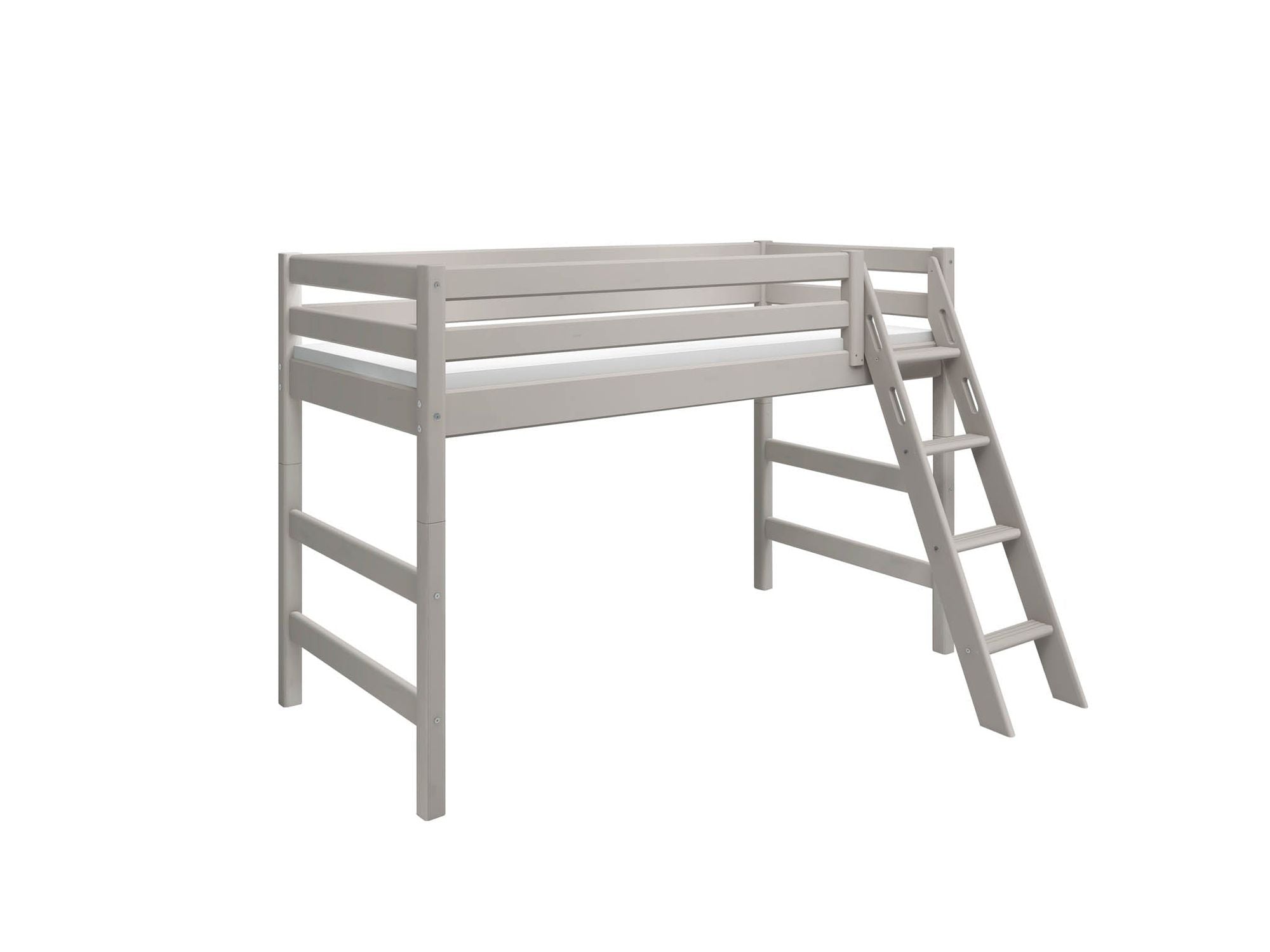 [product_category]-FLEXA Semi-high bed w. slanting ladder-FLEXA-5706459127842-90-10312-3-01-FLE-8