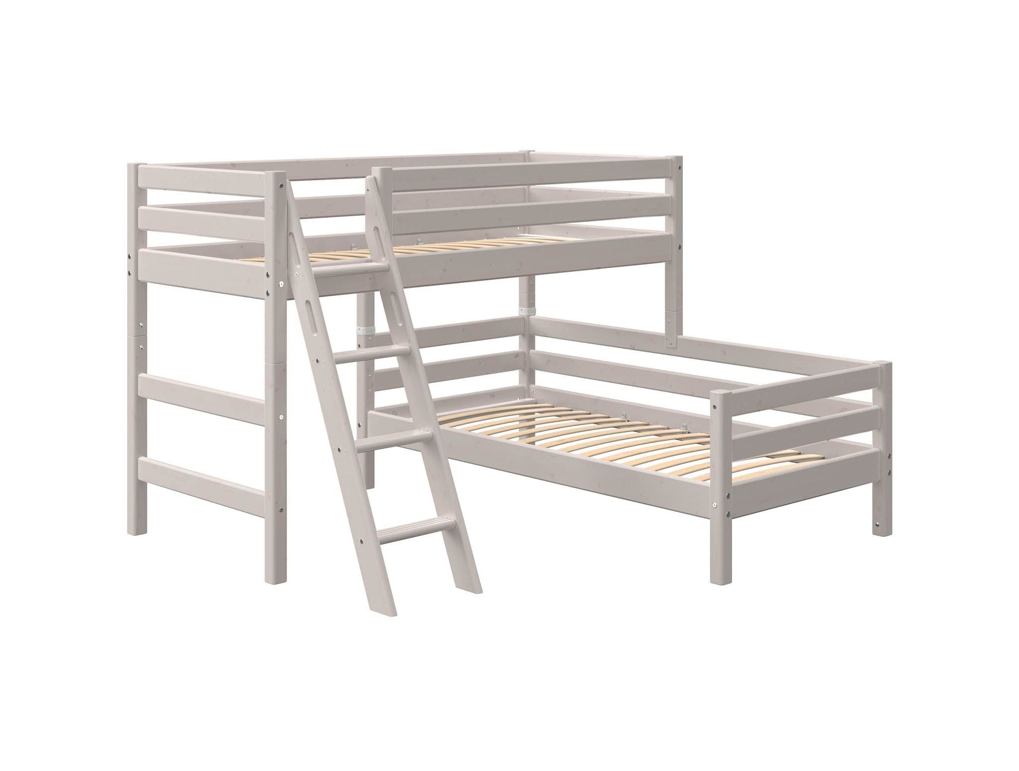 [product_category]-FLEXA Semi-high bed w. slanting ladder-FLEXA-5706459127866-90-10314-3-01-FLE-8