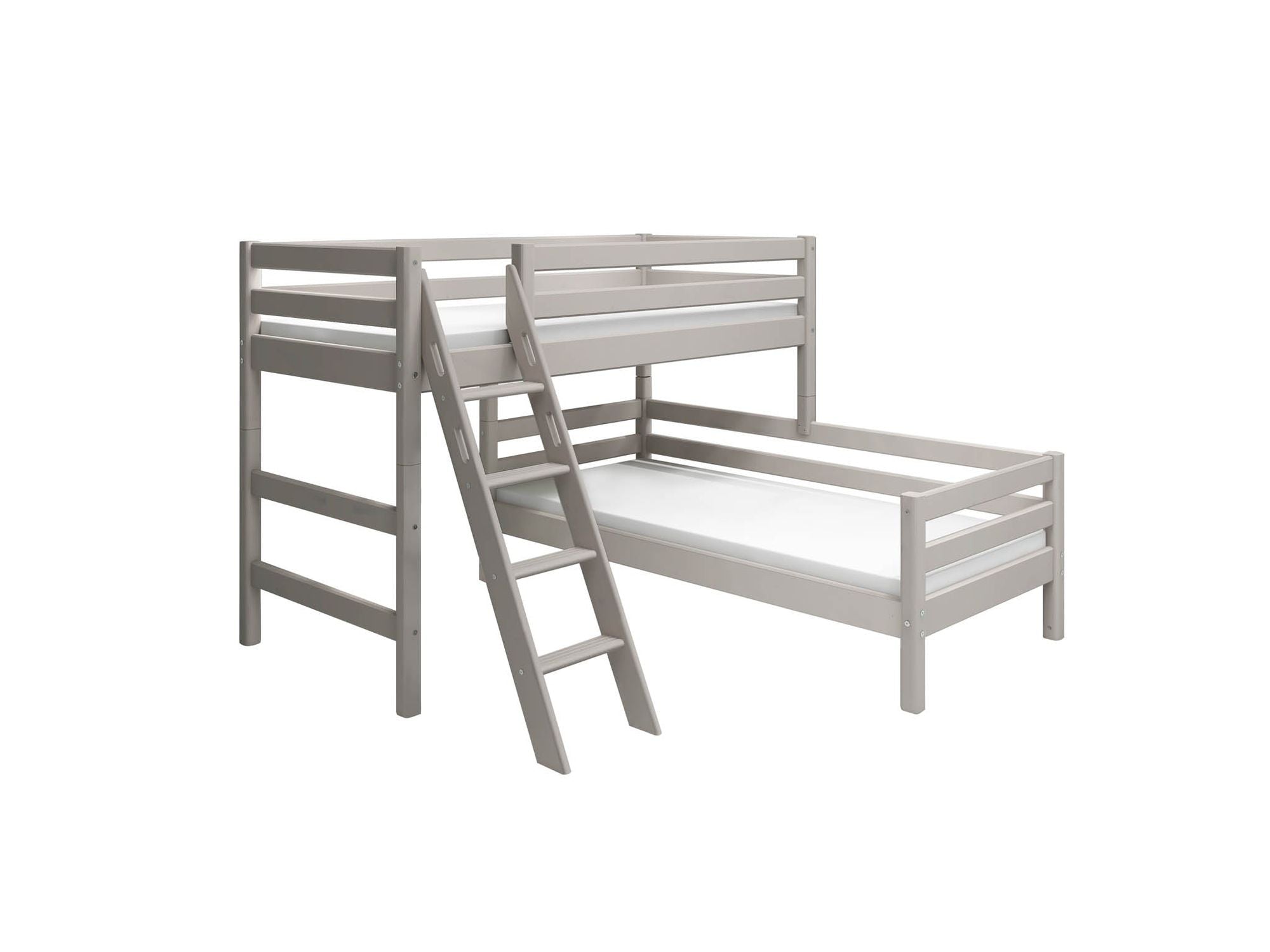 [product_category]-FLEXA Semi-high bed w. slanting ladder-FLEXA-5706459127866-90-10314-3-01-FLE-9