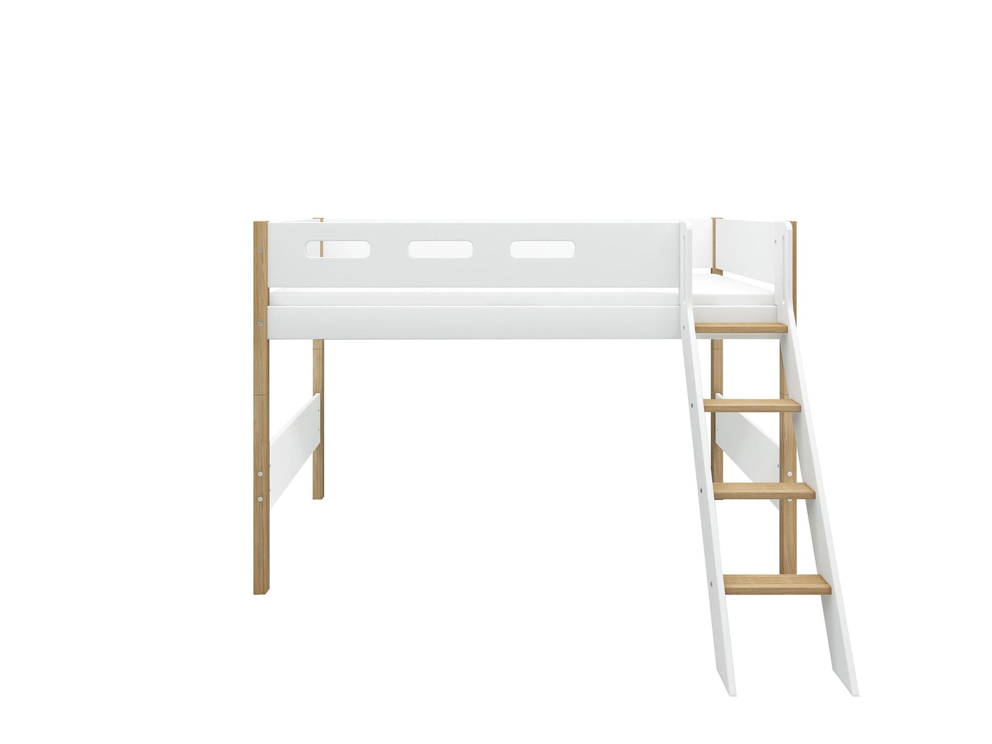[product_category]-FLEXA Semi-high bed w. slanting ladder-FLEXA-5706459132310-80-31318-95-FLE-7