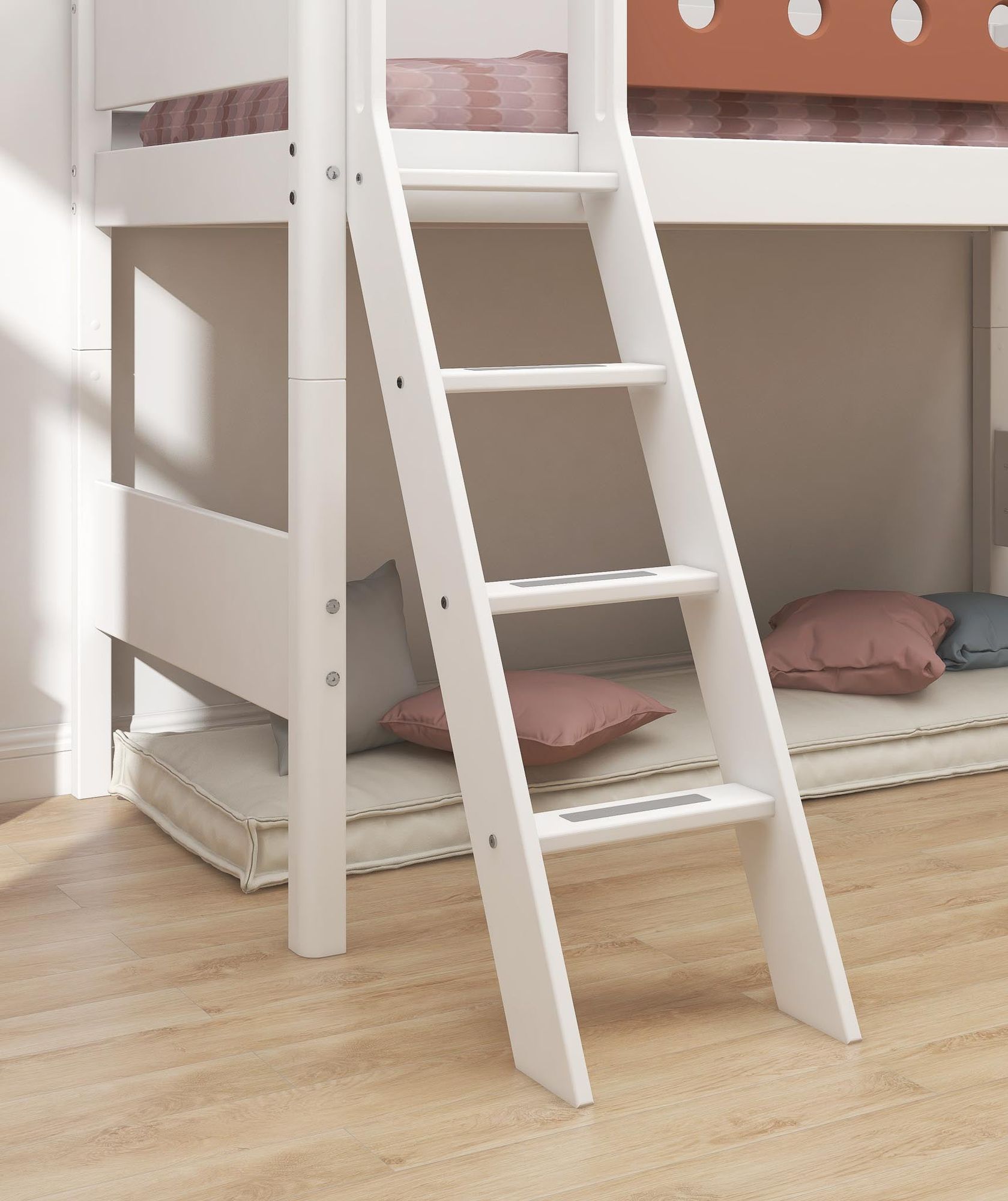 [product_category]-FLEXA Semi-high bed w. slanting ladder-FLEXA-5706459150451-80-17328-518-FLE-4