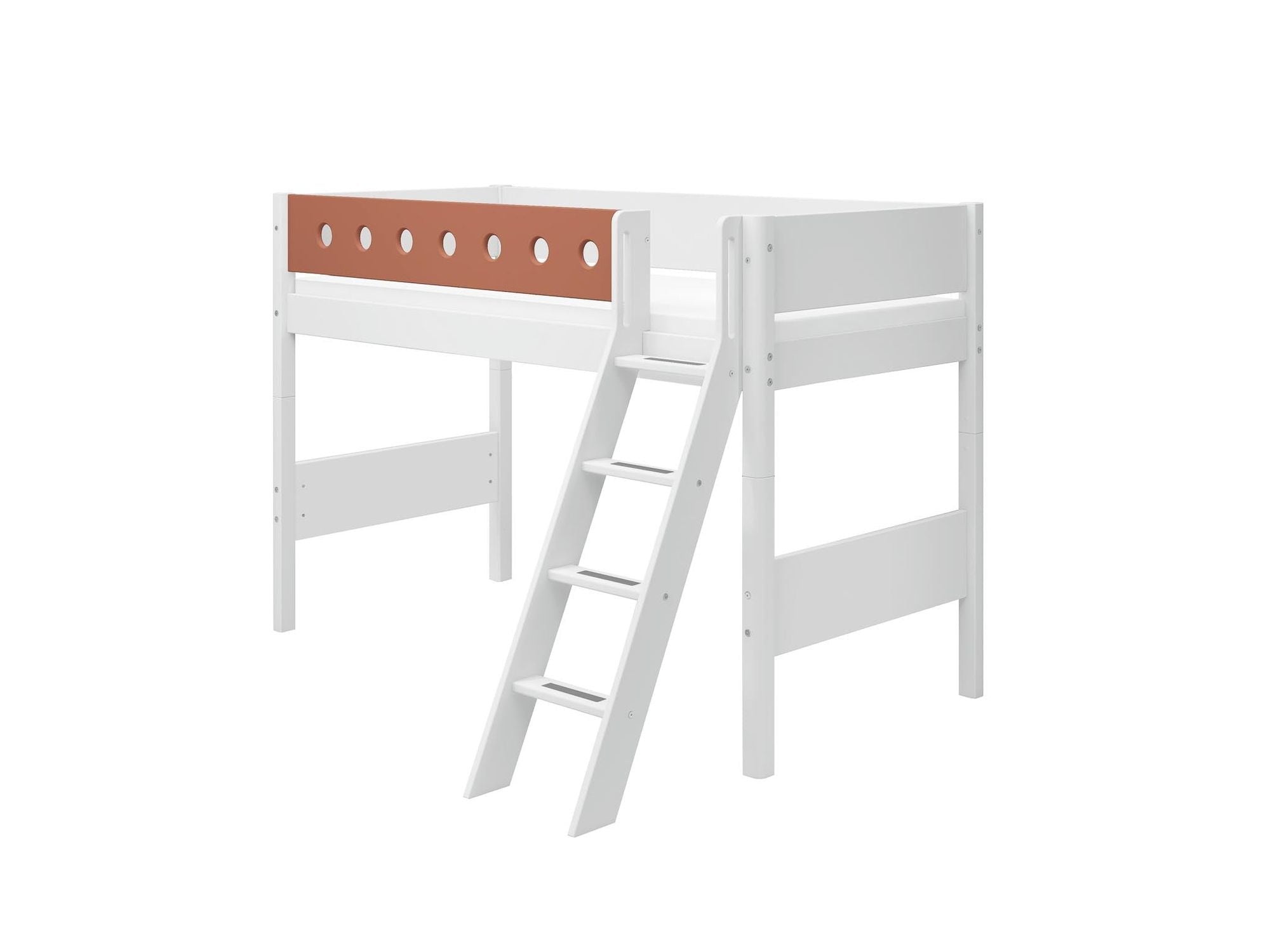 [product_category]-FLEXA Semi-high bed w. slanting ladder-FLEXA-5706459150451-80-17328-518-FLE-5