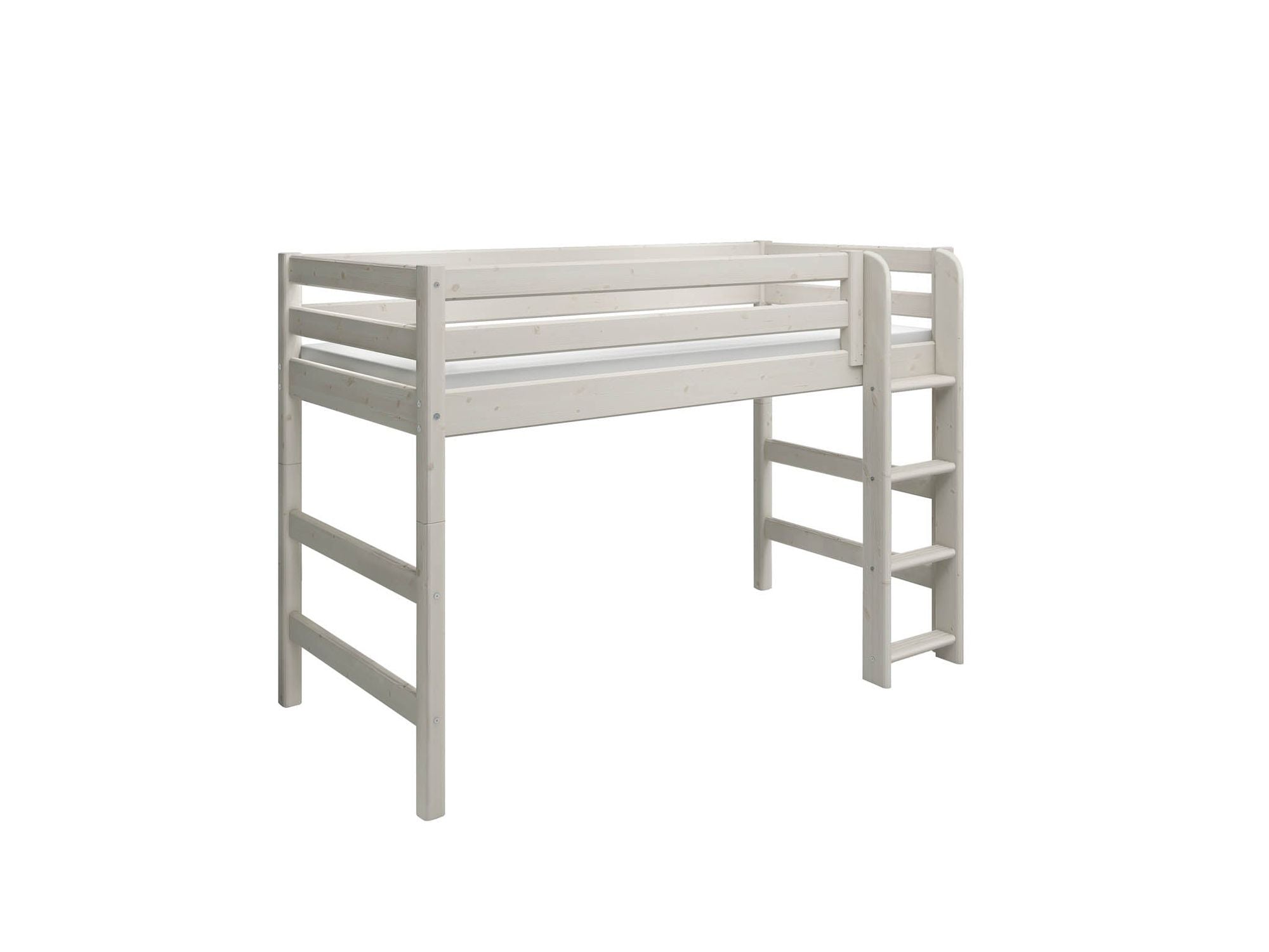 [product_category]-FLEXA Semi-high bed w. straight ladder-FLEXA-5706459052007-90-10046-2-01-FLE-8