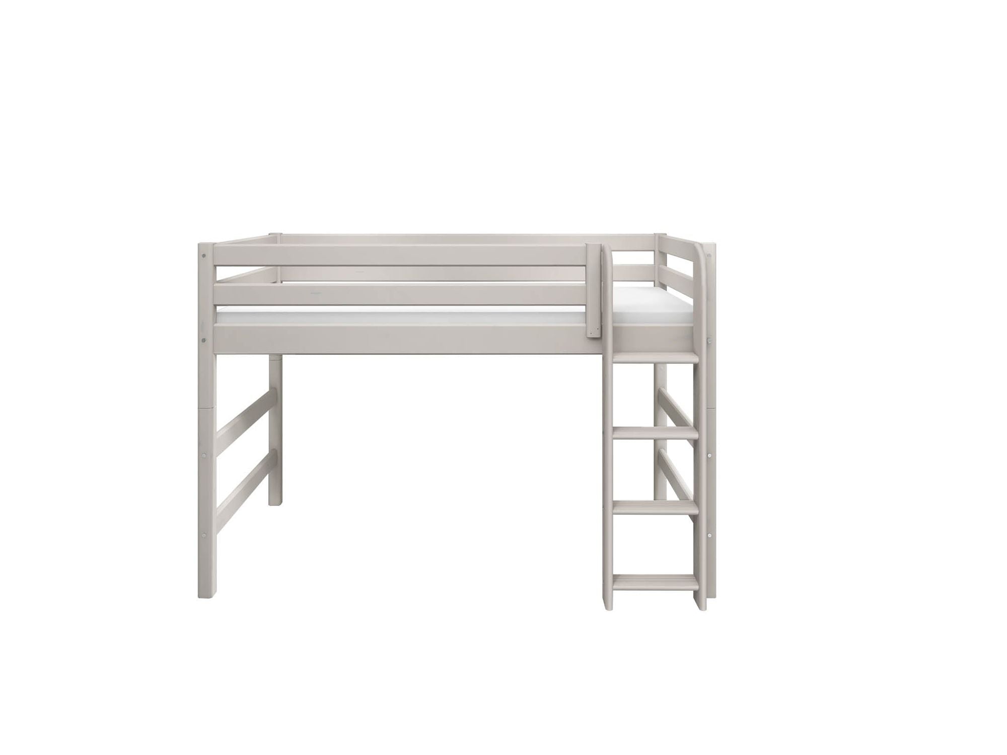 [product_category]-FLEXA Semi-high bed w. straight ladder-FLEXA-5706459120508-90-10046-3-01-FLE-6