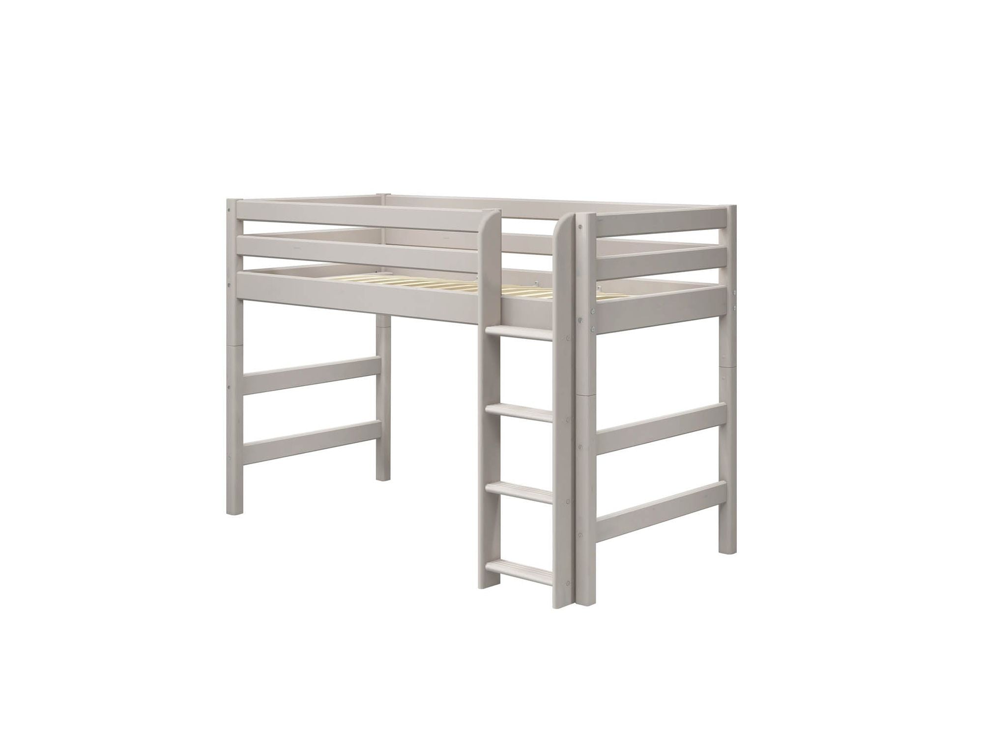 [product_category]-FLEXA Semi-high bed w. straight ladder-FLEXA-5706459120508-90-10046-3-01-FLE-7
