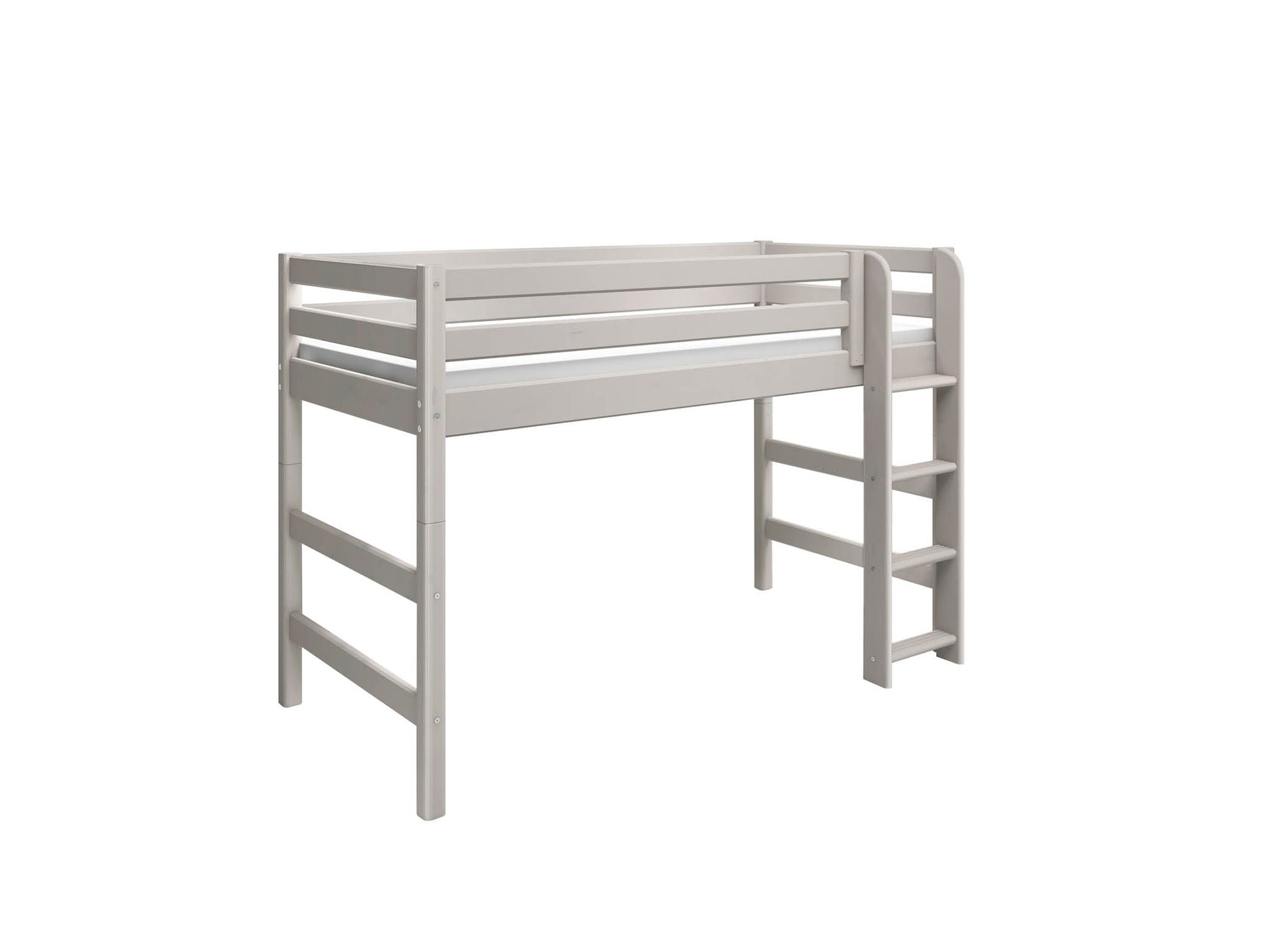 [product_category]-FLEXA Semi-high bed w. straight ladder-FLEXA-5706459120508-90-10046-3-01-FLE-8