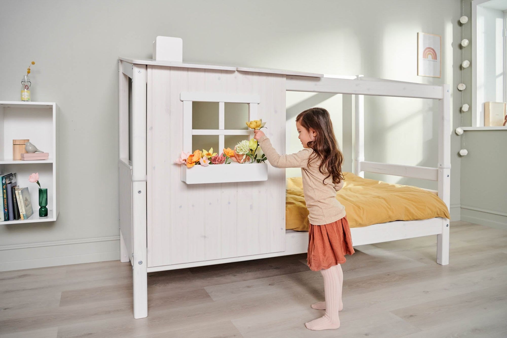 [product_category]-FLEXA Single bed w. 1/2 Classic House-FLEXA-5706459090658-90-10772-90-01-FLE-4