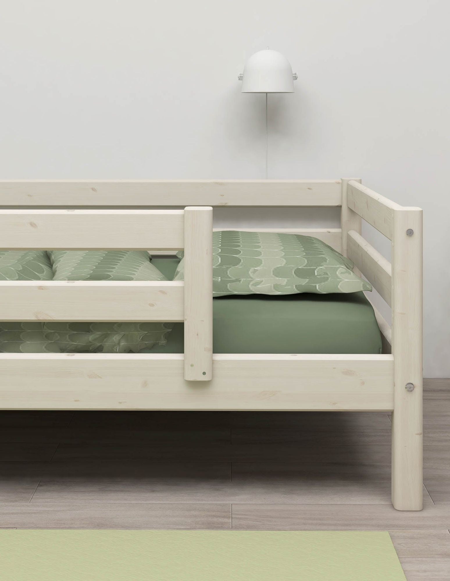 [product_category]-FLEXA Single bed w. centered safety rail-FLEXA-5706459049199-90-10134-2-01-FLE-3
