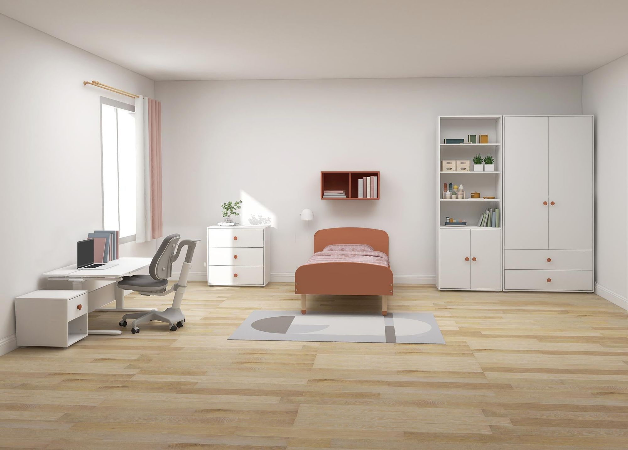 [product_category]-FLEXA Wardrobe, 2 doors + 2 drawers-FLEXA-5706459153148-81-39501-518-FLE-3