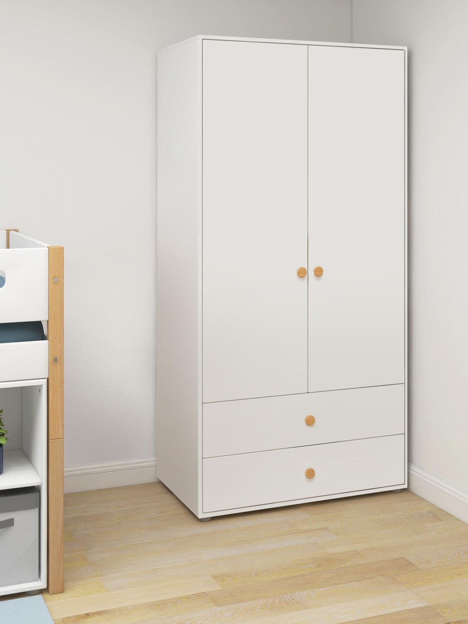 [product_category]-FLEXA Wardrobe, 2 doors + 2 drawers-FLEXA-5706459153186-81-39501-95-FLE-2