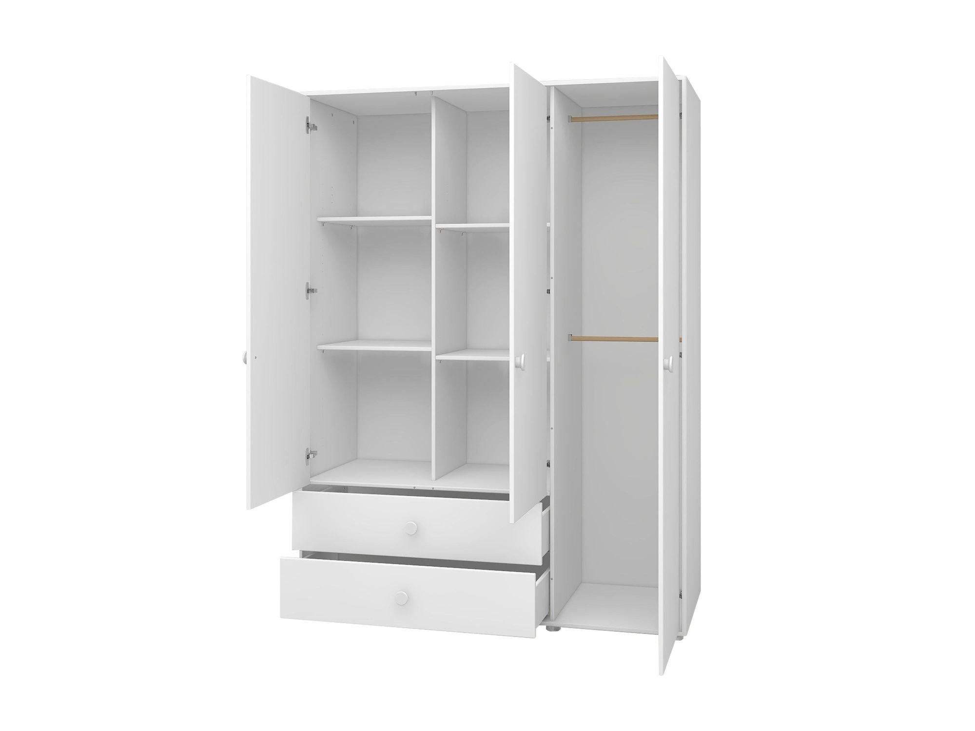 [product_category]-FLEXA Wardrobe, 3 doors + 2 drawers-FLEXA-5706459153216-81-39504-40-FLE-7