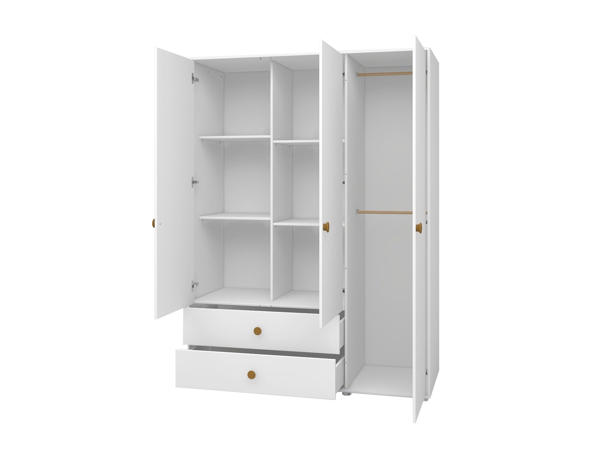 [product_category]-FLEXA Wardrobe, 3 doors + 2 drawers-FLEXA-5706459153247-81-39504-523-FLE-7