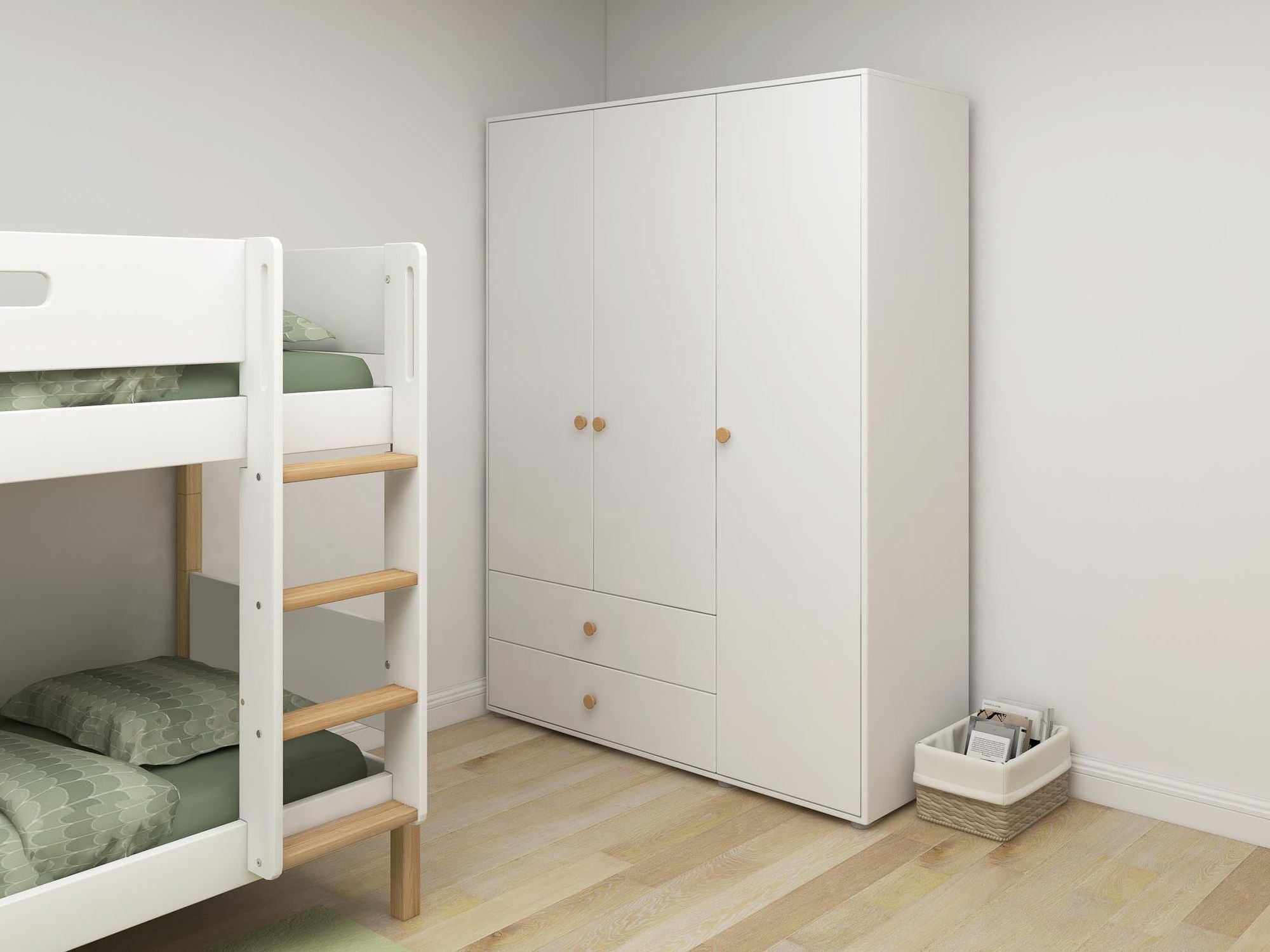 [product_category]-FLEXA Wardrobe, 3 doors + 2 drawers-FLEXA-5706459153261-81-39504-95-FLE-2