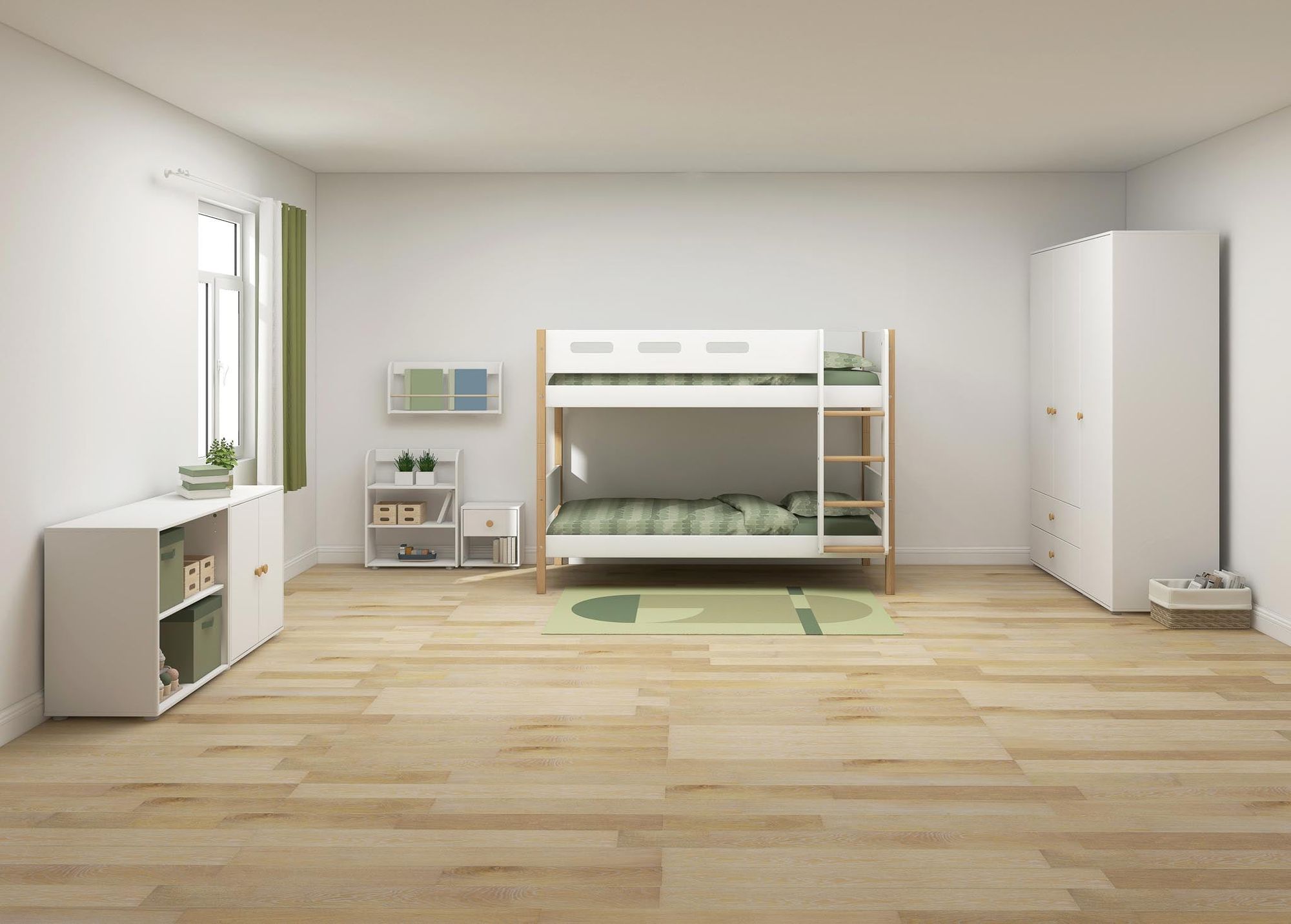 [product_category]-FLEXA Wardrobe, 3 doors + 2 drawers-FLEXA-5706459153261-81-39504-95-FLE-3