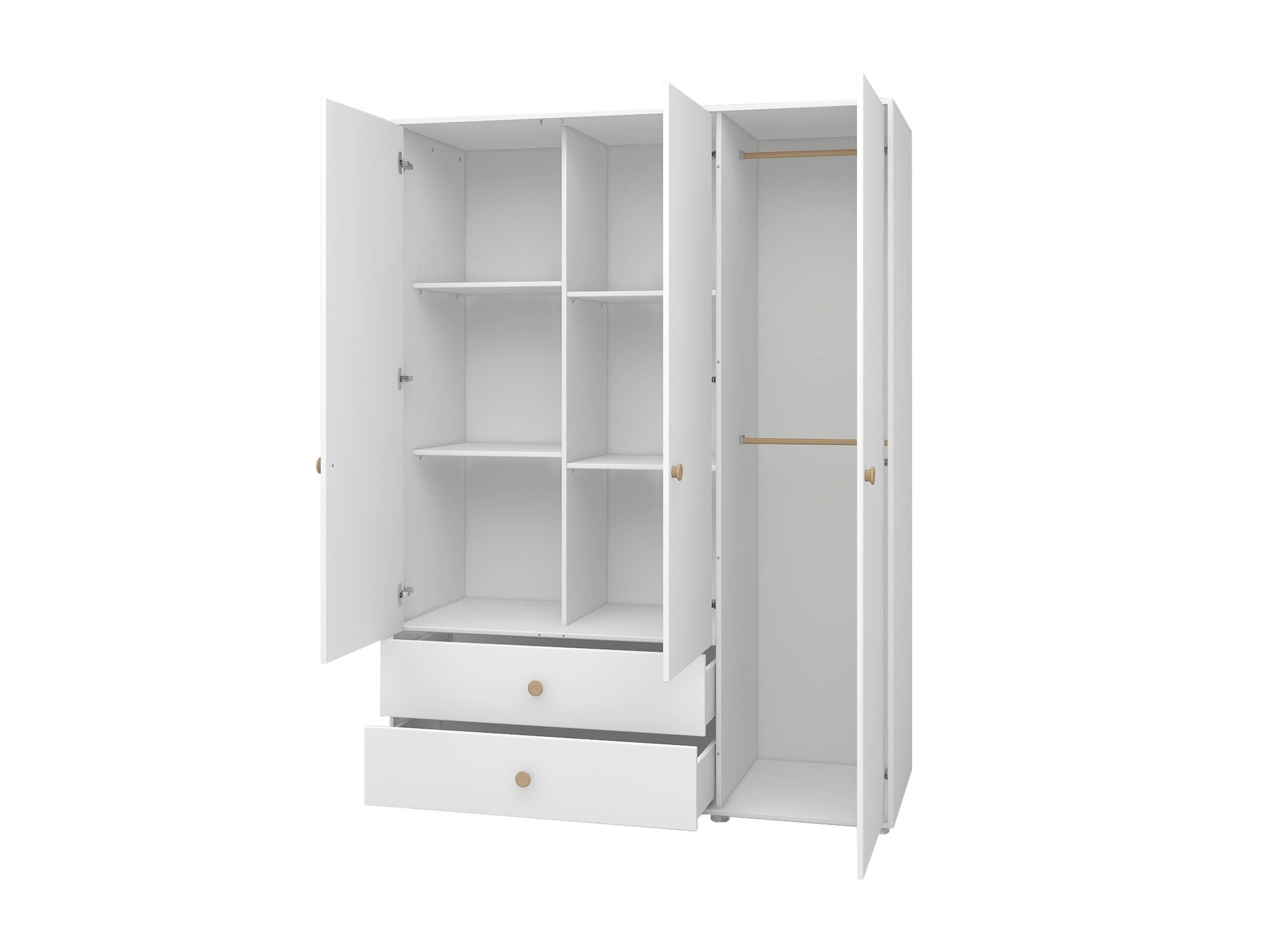 [product_category]-FLEXA Wardrobe, 3 doors + 2 drawers-FLEXA-5706459153261-81-39504-95-FLE-7
