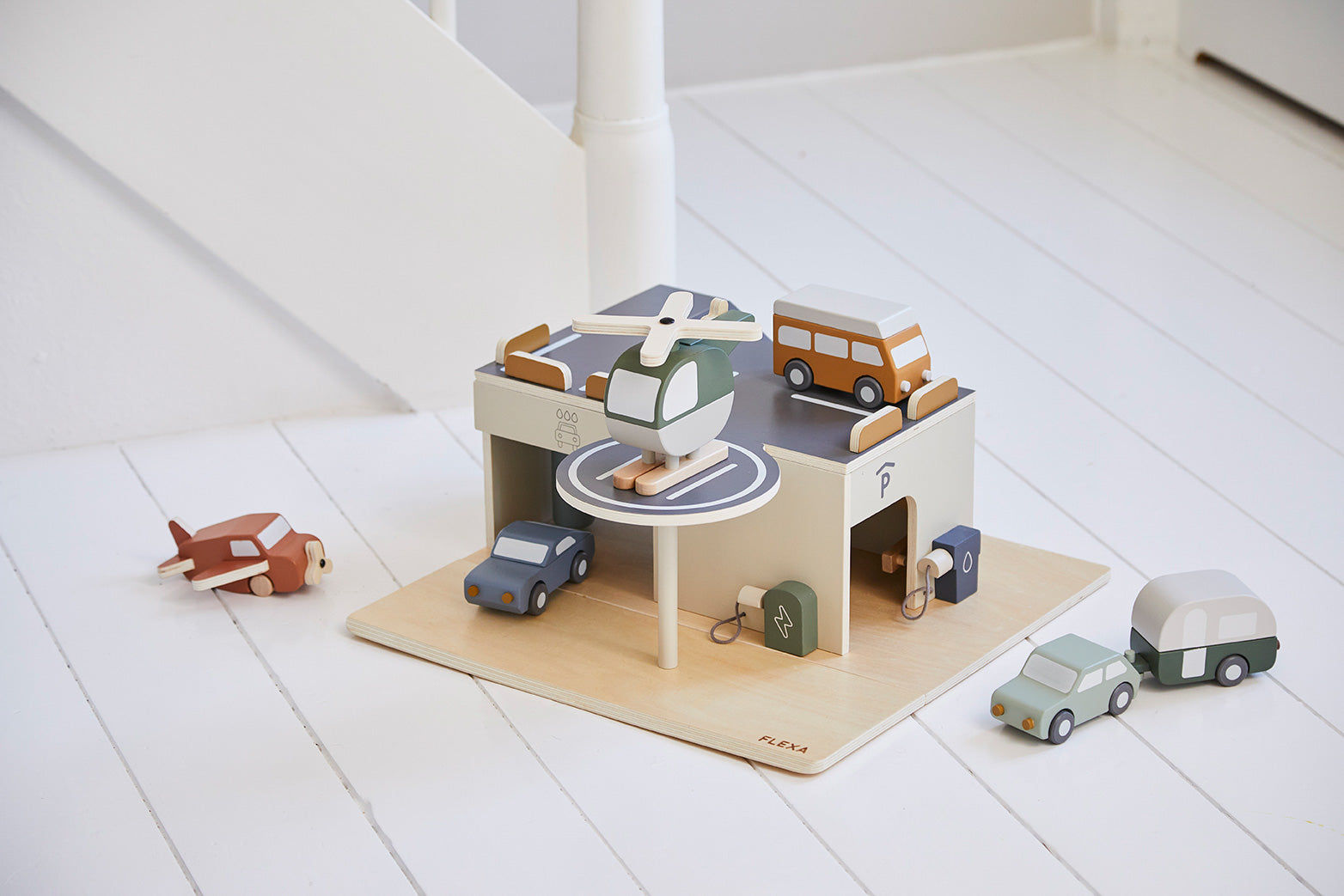 [product_category]-FLEXA Wooden Parking Garage-FLEXA-5706459150055-88-19107-150-FLE-2
