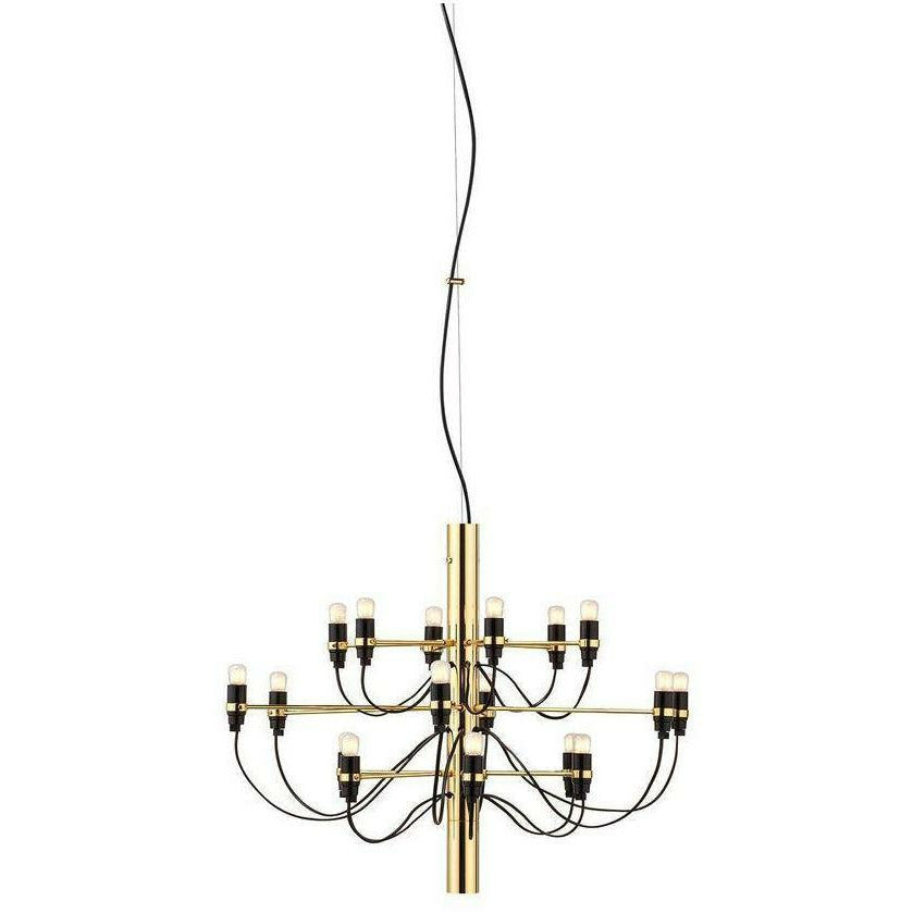 [product_category]-Flos 2097/18 Frosted Chandelier, Brass-Flos-8059607000380-A1351059-FLO-1
