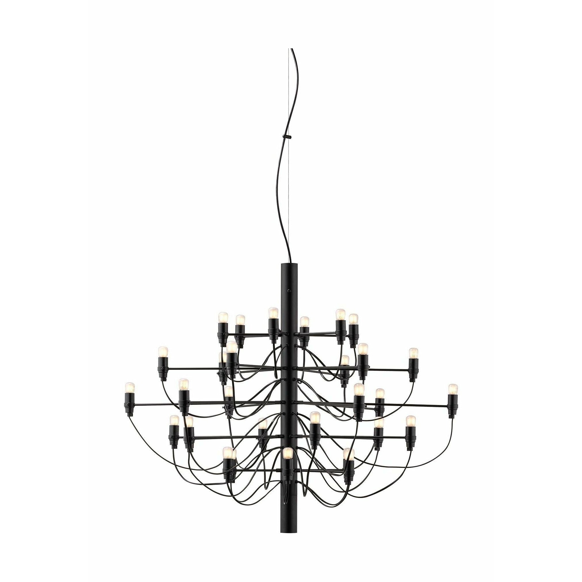 [product_category]-Flos 2097/30 Frosted Chandelier, Black Matt-Flos-8059607000007-A1401031-FLO-1