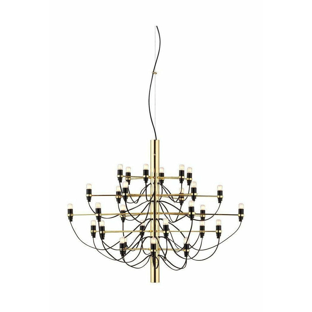 [product_category]-Flos 2097/30 Frosted Chandelier, Brass-Flos-8059607000021-A1401059-FLO-1