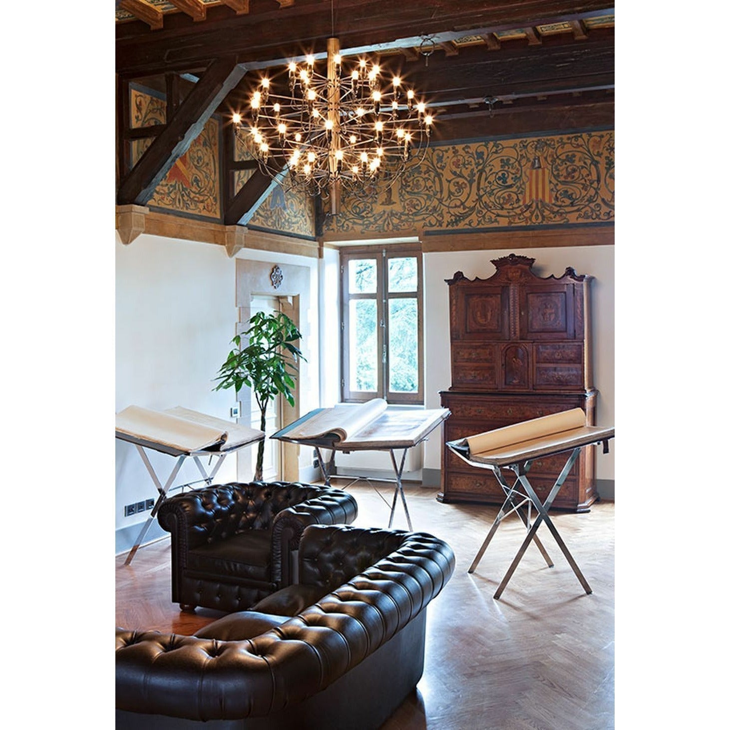 [product_category]-Flos 2097/50 Clear Chandelier, Black Matt-Flos-8059607000489-A1502031-FLO-5