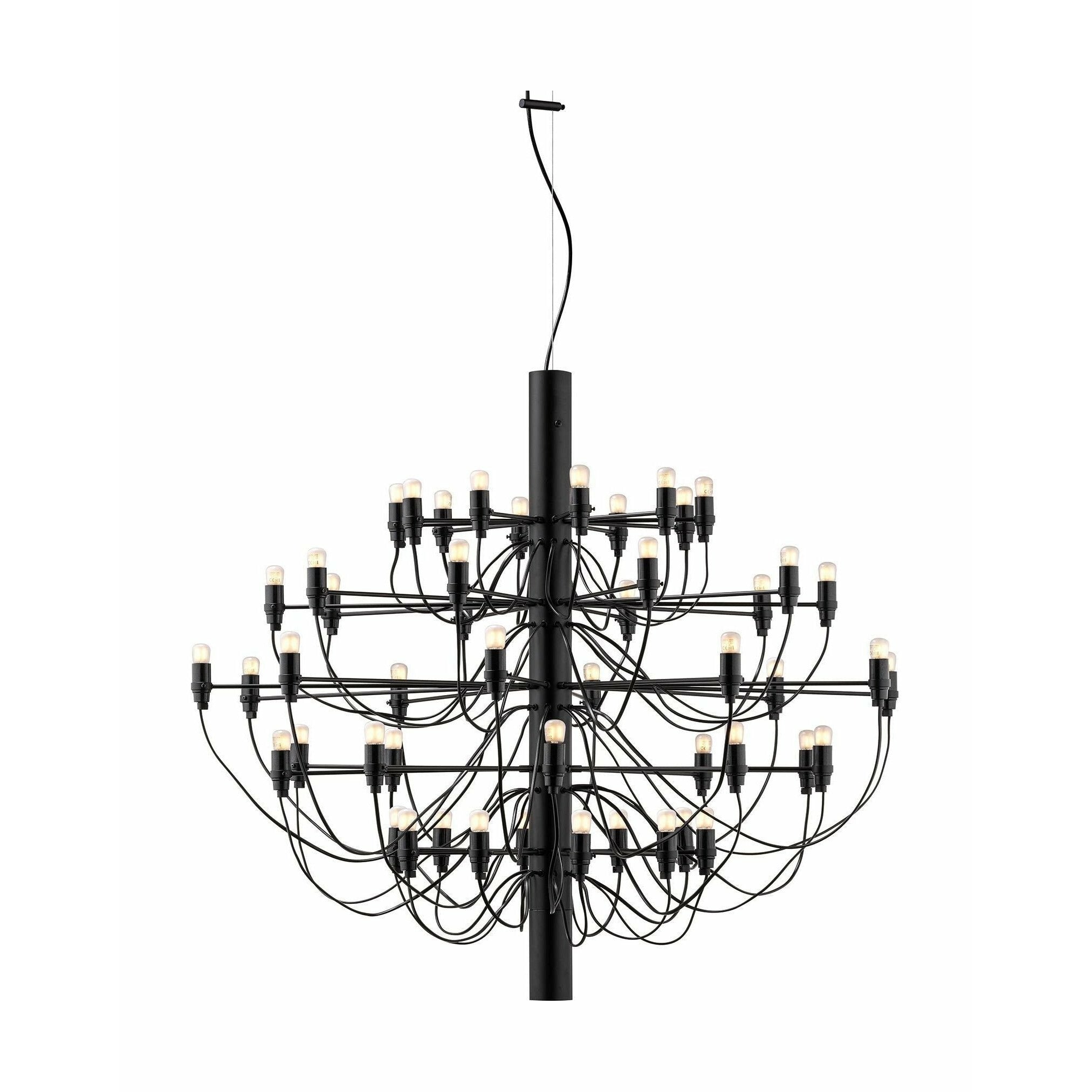 [product_category]-Flos 2097/50 Frosted Chandelier, Black Matt-Flos-8059607000458-A1501031-FLO-1