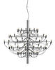 FLOS 2097/75 Chanderier Clear Bulbs Chrome