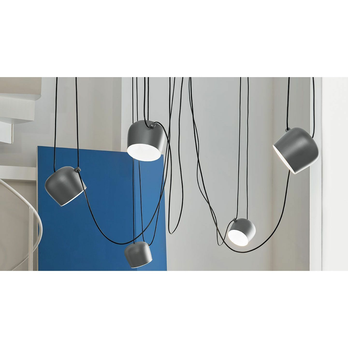 [product_category]-Flos Aim Small Led Pendant Lamp, White-Flos-8059607013502-F0095009-FLO-2