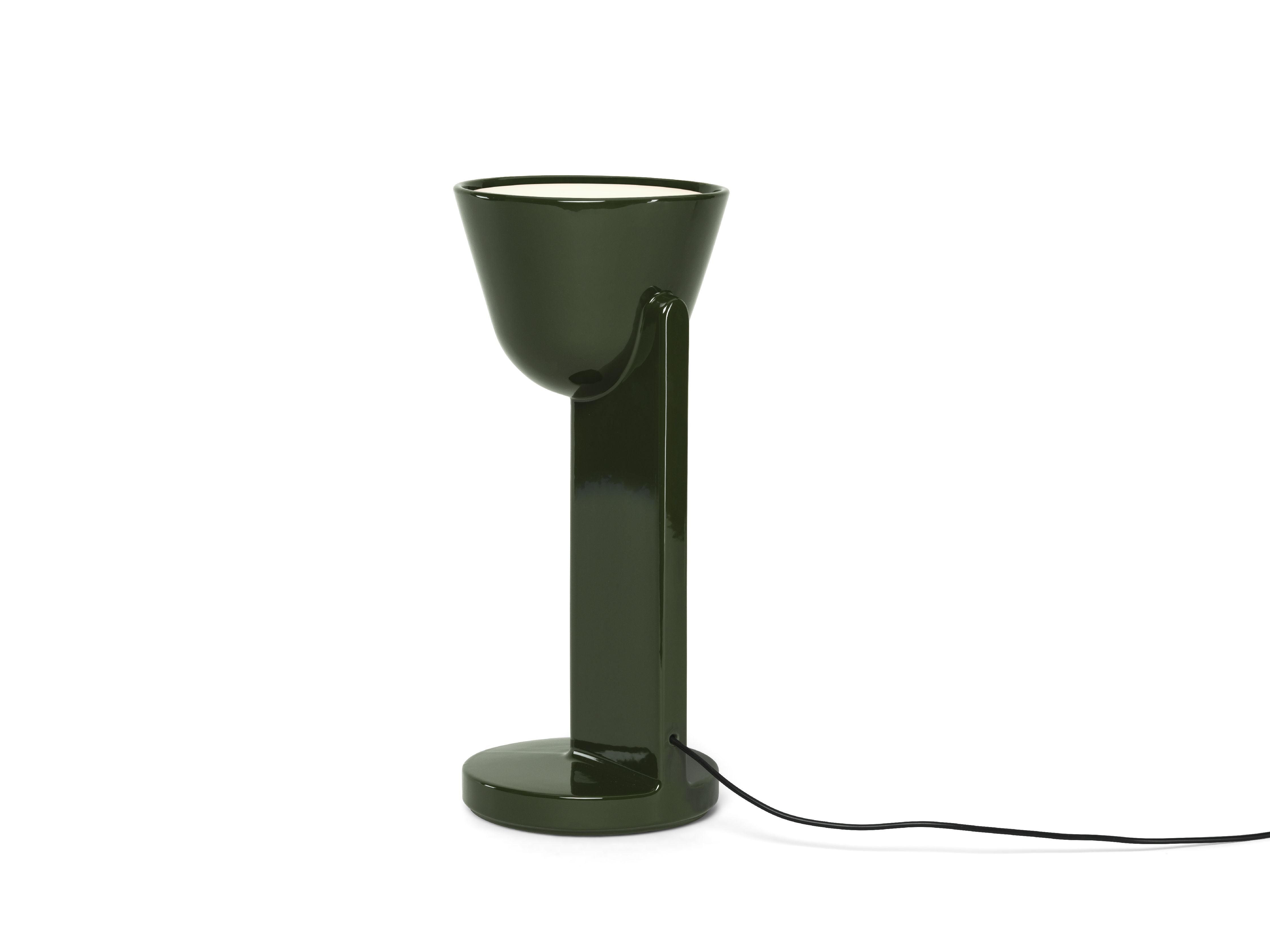 [product_category]-Flos Céramique Table Lamp Up, Moss Green-Flos-8059607061824-F1632039-FLO-5