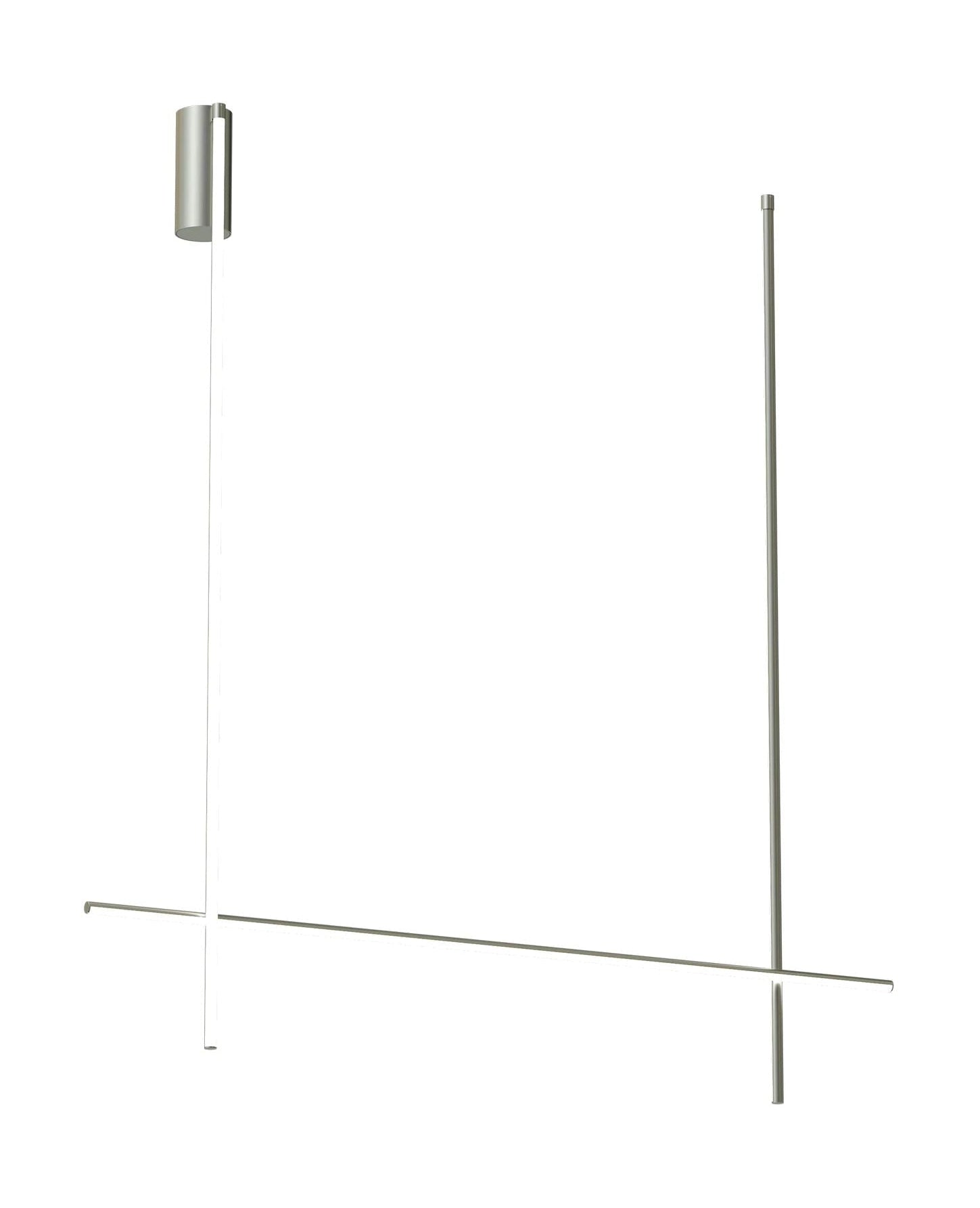 [product_category]-Flos Coordinates C2 Long Ceiling Lamp, Argent-Flos-8059607038253-F1866033-FLO-1