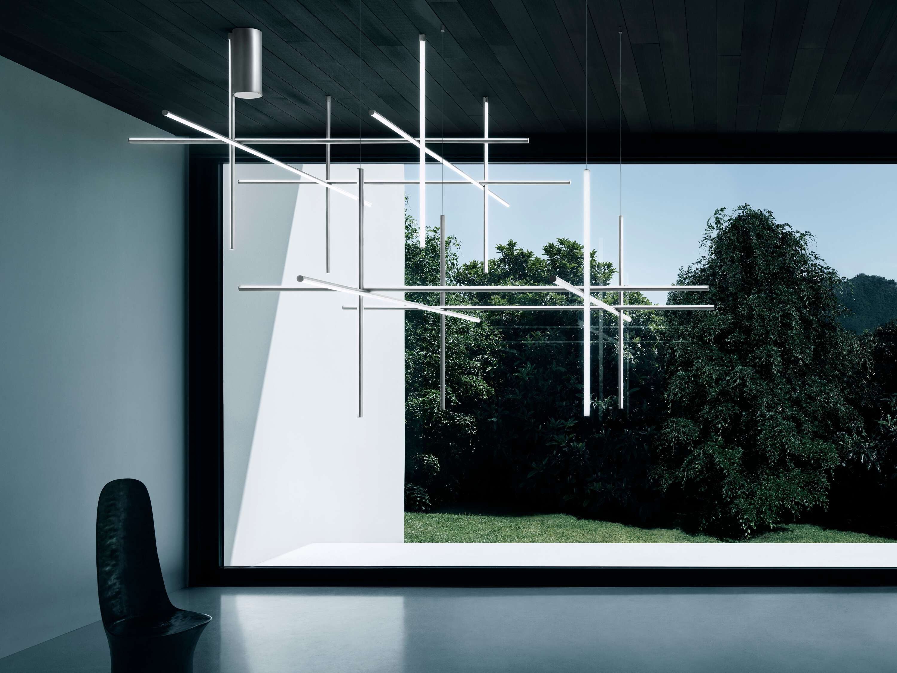 [product_category]-Flos Coordinates C4 Ceiling Lamp, Argent-Flos-8059607038277-F1856033-FLO-2