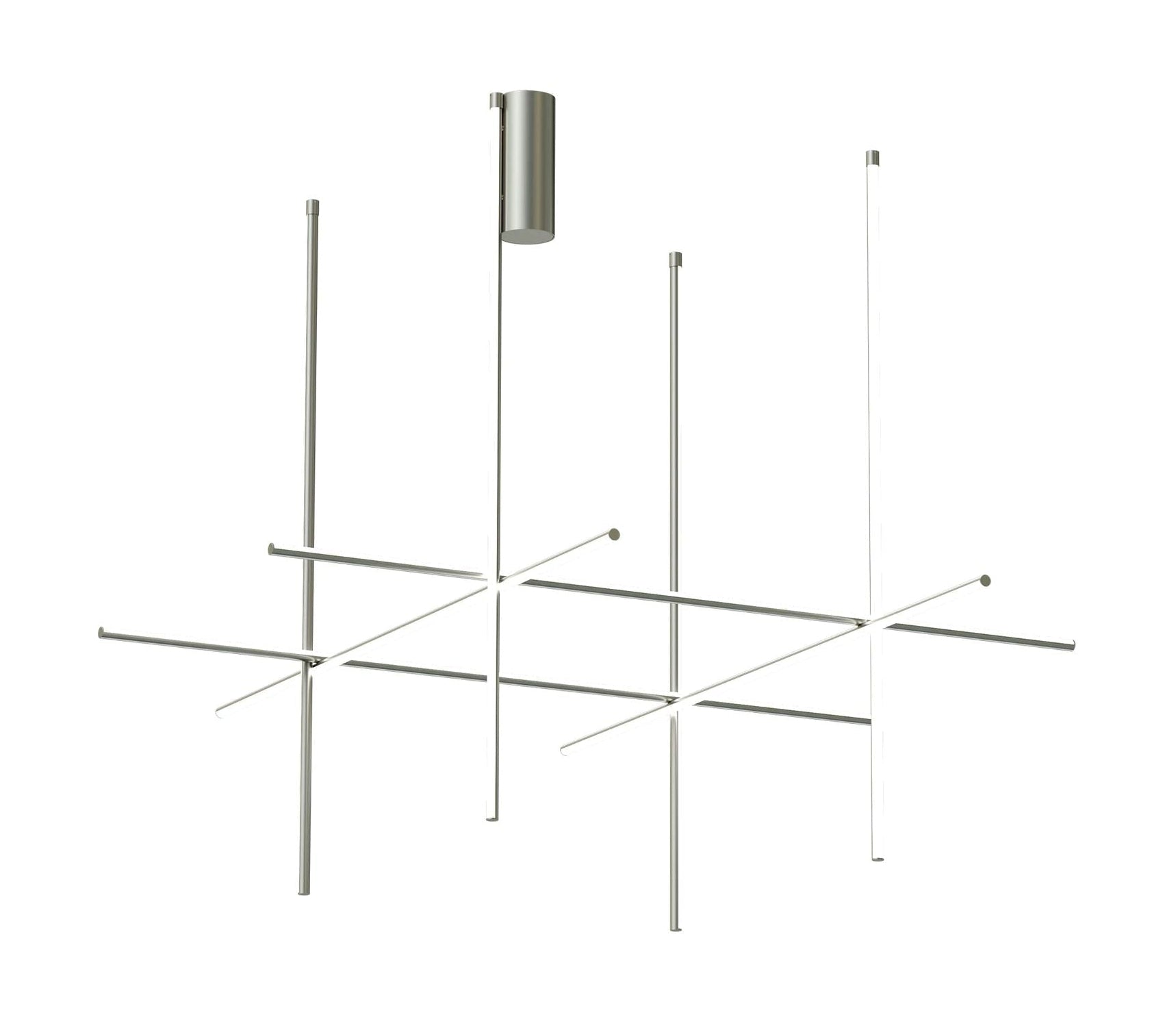 [product_category]-Flos Coordinates C4 Long Ceiling Lamp, Argent-Flos-8059607038284-F1868033-FLO-1