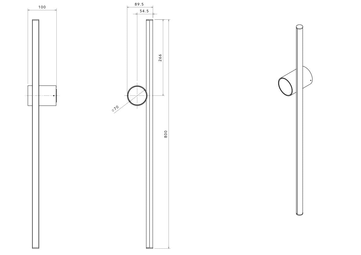 [product_category]-Flos Coordinates W1 Wall Lamp, Argent-Flos-8059607035245-F1810033-FLO-4