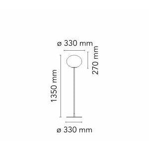 [product_category]-Flos Glo Ball F1 Floor Lamp, Black Matt-Flos-8059607002551-F3031031-FLO-6