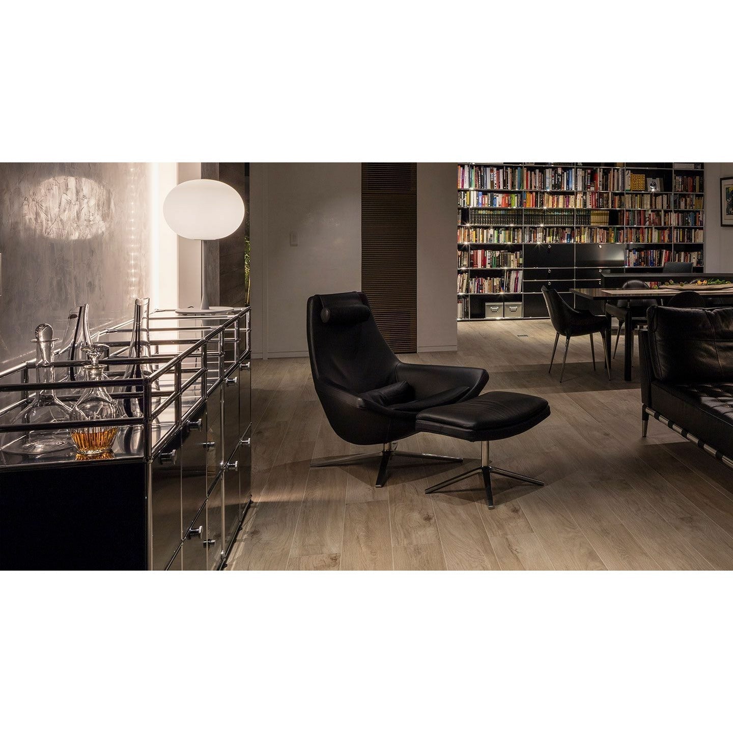 [product_category]-Flos Glo Ball T1 Table Lamp, Black-Flos-8059607002278-F3020031-FLO-2