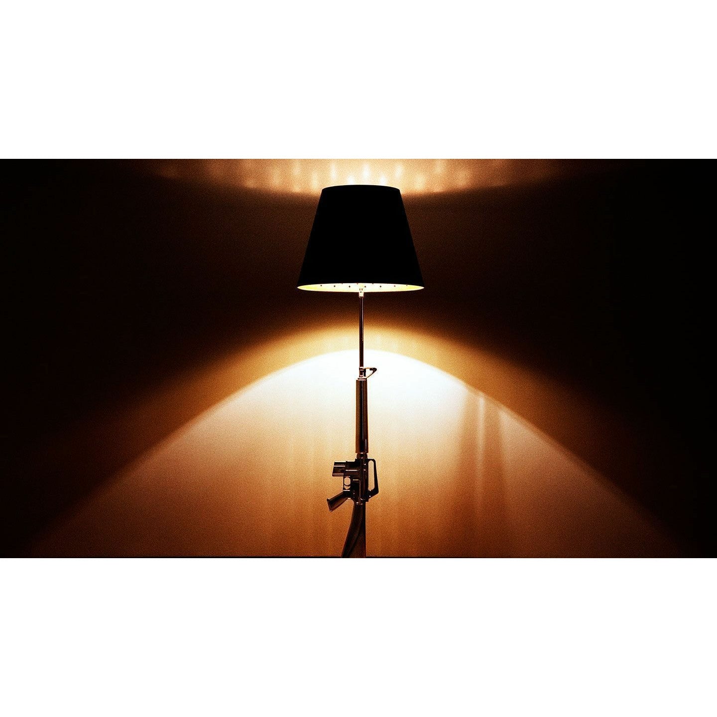 [product_category]-Flos Guns Lounge Floor Lamp, Gold/Black-Flos-8059607002162-F2955000-FLO-2