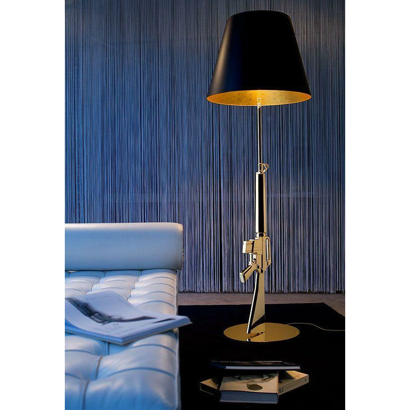 [product_category]-Flos Guns Lounge Floor Lamp, Gold/Black-Flos-8059607002162-F2955000-FLO-3