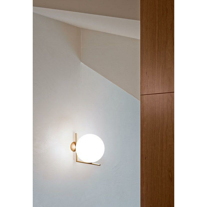 [product_category]-Flos Ic Light C/W1 Wall/Ceiling Lamp, Black-Flos-8059607003497-F3178030-FLO-3