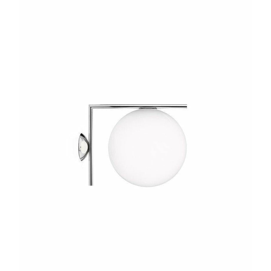 [product_category]-Flos Ic Light C/W2 Wall/Ceiling Lamp, Chrome-Flos-8059607003602-F3179057-FLO-1
