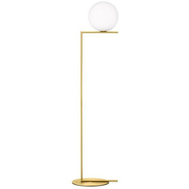 [product_category]-Flos Ic Light F2 Floor Lamp, Brass-Flos-8059607003213-F3174059-FLO-1