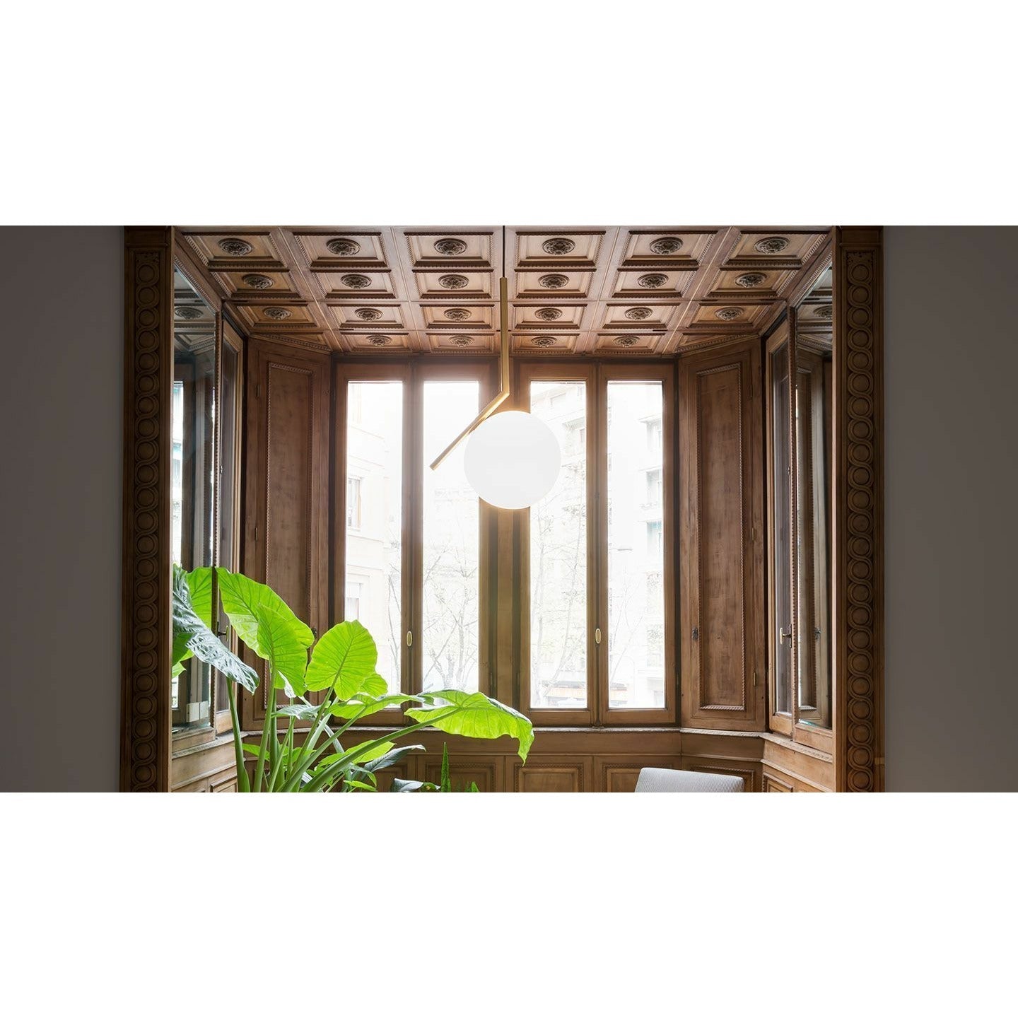 [product_category]-Flos Ic Light S2 Pendant Lamp, Brass-Flos-8059607003442-F3176059-FLO-2