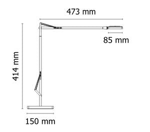 [product_category]-Flos Kelvin Edge Base Table Lamp, Black-Flos-8059607004586-F3452030-FLO-2