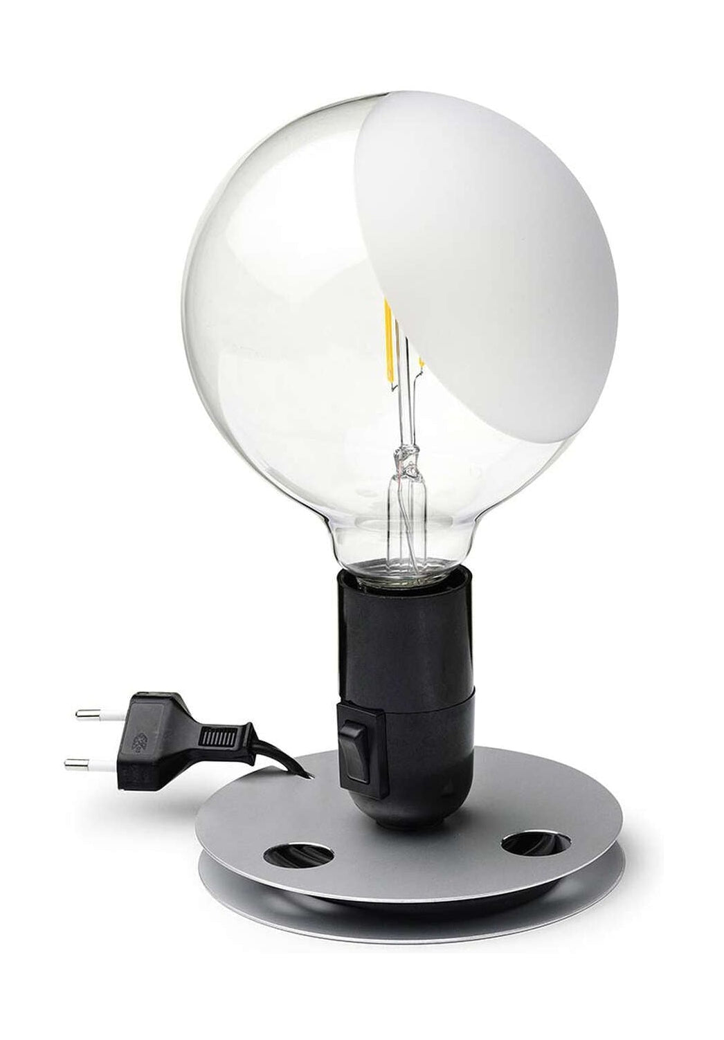 [product_category]-Flos Lampadina Led Table Lamp, Black-Flos-8059607018880-F3300000-FLO-1