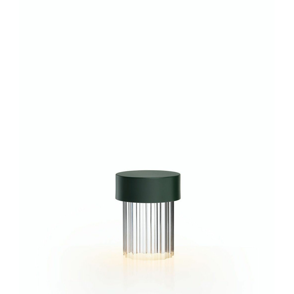 [product_category]-Flos Last Order Fluted Table Lamp, Green Matt-Flos-8059607030509-F3694039-FLO-1
