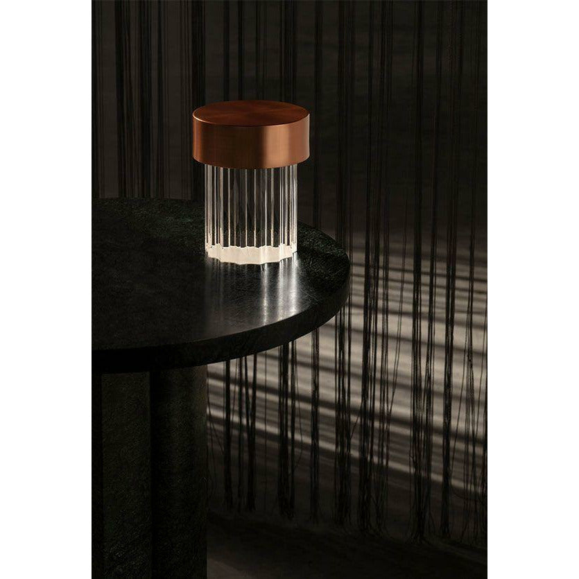 [product_category]-Flos Last Order Fluted Table Lamp, Green Matt-Flos-8059607030509-F3694039-FLO-5