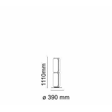 [product_category]-Flos Noctambule F2 High Cylinder Small Base Stehleuchte-Flos-8059607000809-F0286000-FLO-8