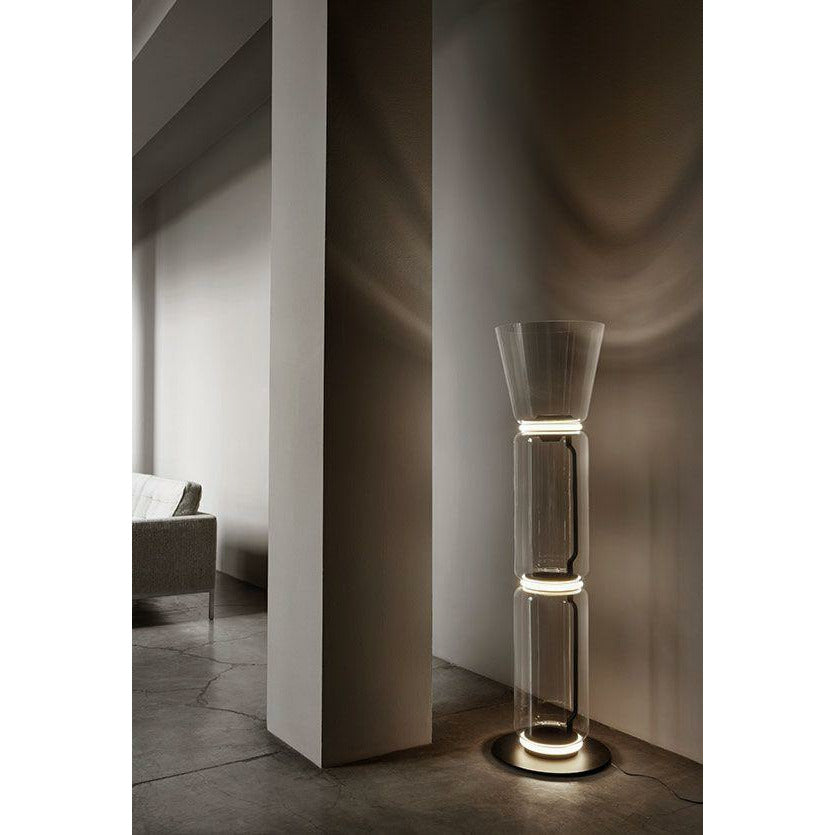 [product_category]-Flos Noctambule F3 High Cylinders Big Base Cone Stehleuchte-Flos-8059607000601-F0267000-FLO-7
