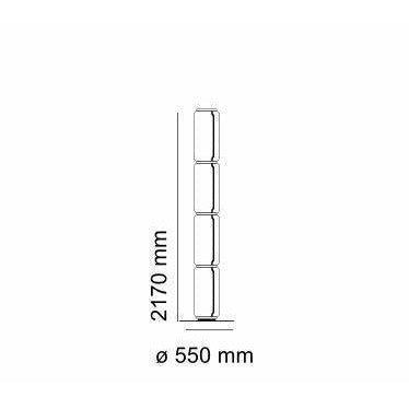 [product_category]-Flos Noctambule F4 High Cylinders Big Base Stehleuchte-Flos-8059607000922-F0292000-FLO-7