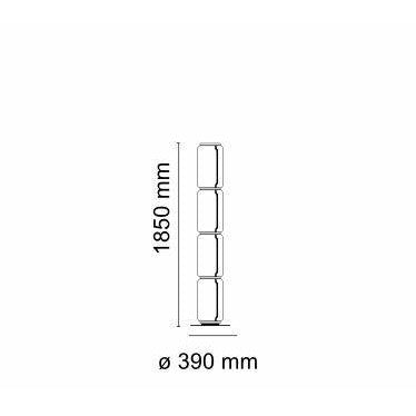 [product_category]-Flos Noctambule F4 Low Cylinder Small Base Stehleuchte-Flos-8059607000908-F0291000-FLO-8