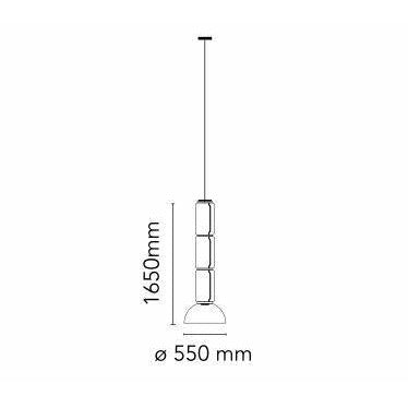 [product_category]-Flos Noctambule S3 Low Cylinder & Bowl Pendant-Flos-8059607000694-F0274000-FLO-12