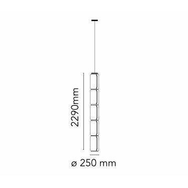 [product_category]-Flos Noctambule S5 Low Cylinders Pendant-Flos-8059607000731-F0278000-FLO-8